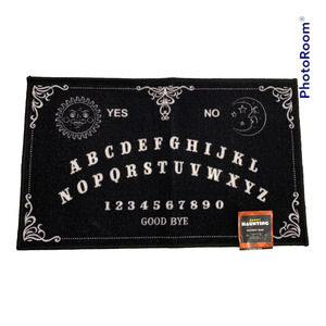 Halloween Ouija Board Spooky Moon Sun Witch Magic Fortune Teller Accent Mat Rug